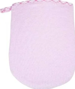 Frottee-Waschhandschuh, rosa