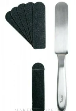 Fußfeile mit austauschbaren Platten