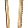 Gebogene Pinzette vergoldet 8 cm