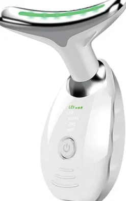 Gesicht- und Hals-Massager, weiß