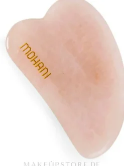 Gesichtsmassage-Platte Gua Sha aus Rosenquarz