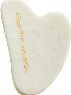 Gesichtsmassager ‚Gua Sha‘, weiß