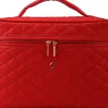 Gesteppte Kosmetiktasche, rot, A6151VT