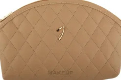 Gesteppte Kosmetiktasche, A6111VT CUO, braun