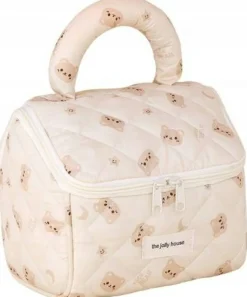 Gesteppte Kulturtasche mit Griff, KS131K