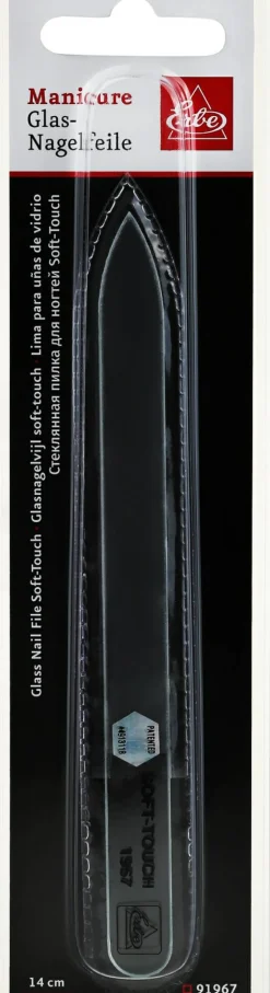 Glasnagelfeile 14 cm weiß, matt