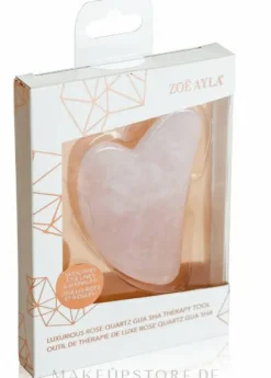 Gua Sha Gesichtsmassage-Platte aus Rosenquarz