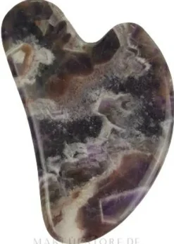 Gua Sha Massagestein für das Gesicht Amethyst