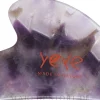 Gua-Sha Massageplatte lila Amethyst