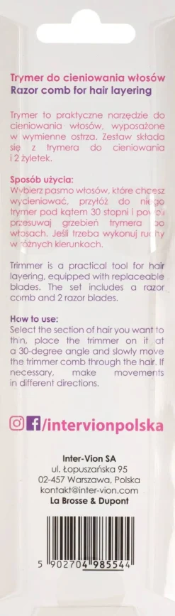 Haarausdünner-Trimmer