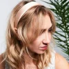 Haarband aus Satin, ecru
