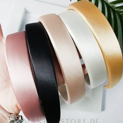 Haarband aus Satin, ecru