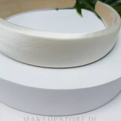 Haarband aus Satin, ecru