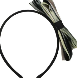 Haarband FA-5601, schwarz mit Schleife