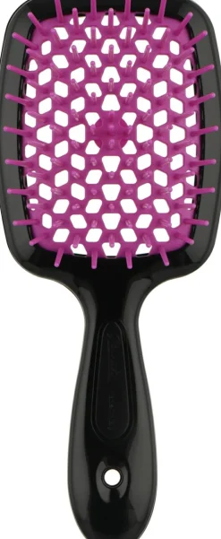 Haarbürste Fuchsia mit Schwarz