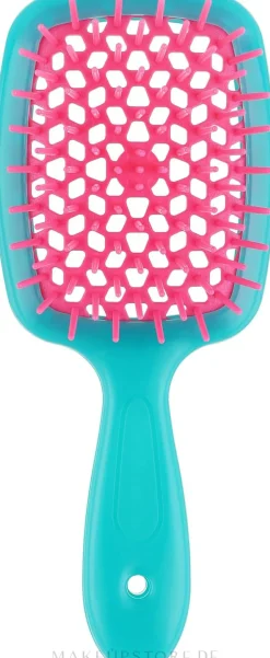 Haarbürste türkis mit rosa