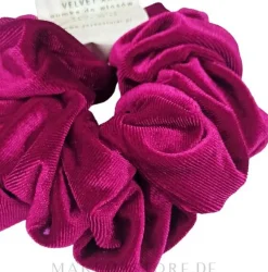 Haargummi aus Cord Fuchsie