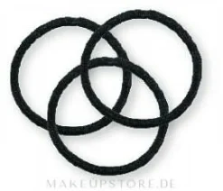 Haargummis schwarz 10 St. 66214