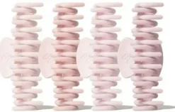 Haarklammern, 4 Stk, rosa