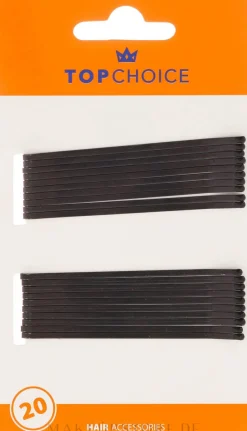 Haarklemmen schwarz 20 St.