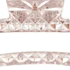 Haar-Krabbenclip, 21015, transparent-braun