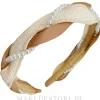 Haarreif O505 braun mit beige