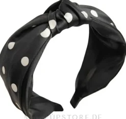 Haarreif Simple schwarz mit Tupfen