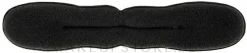 Haarroller aus Schaumstoff schwarz