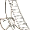 Haarspange aus Metall, silberfarben, 9,5 cm
