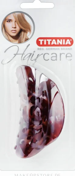 Haarspange 9 cm dunkelbraun