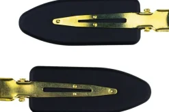 Haarspangen, 417020, Schwarz-Gold