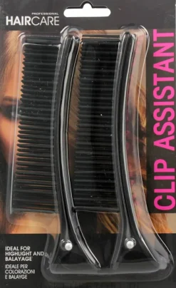 Haarspangen-Clip mit Bürste zum Fixieren von Haaren