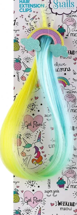 Haarsträhne Regenbogen