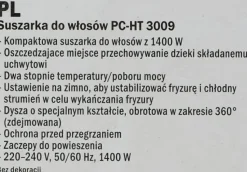 Haartrockner PC-HT 3009