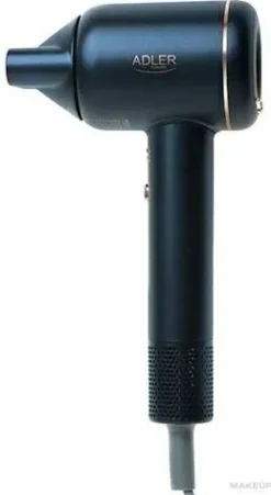 Haartrockner mit LED-Anzeige schwarz