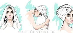 Haarturban weiß