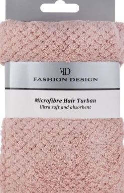 Handtuch-Turban 30147, Farbe Puderrosa