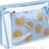 2in1 Kosmetiktasche für Damen Orange blau