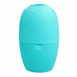 Kühlendes Massagegerät mit Lifting- und Glättungseffekt, eiswürfelartig, türkis