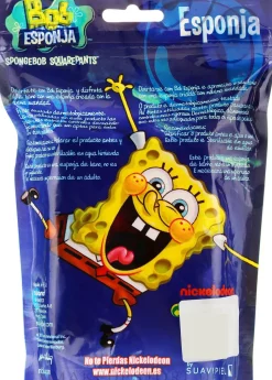 Kinder-Badeschwamm SpongeBob blau-gelb