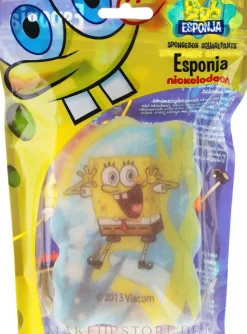 Kinder-Badeschwamm SpongeBob blau-gelb