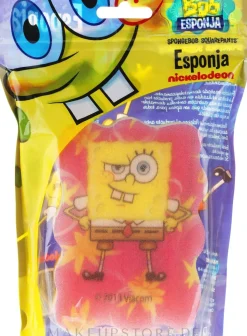 Kinder-Badeschwamm SpongeBob rosa