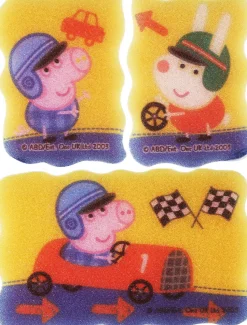 Kinder-Badeschwamm-Set Peppa Pig 3 St. Rennen