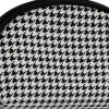 Klassische kleine Halbmond-Kosmetiktasche, Hahnentritt