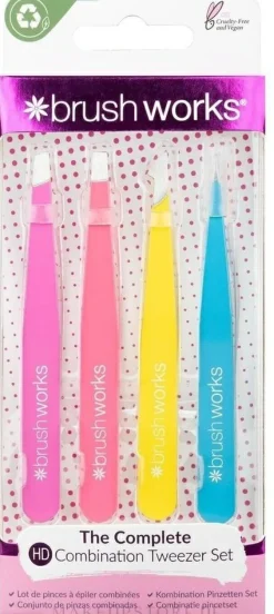 Kombination Pinzetten-Set Neon