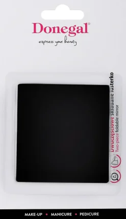 Kompakter doppelseitiger Spiegel 4545 schwarz
