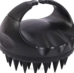Kopfhautmassagebürste schwarz