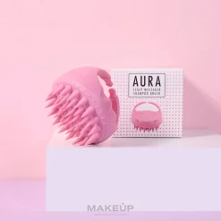 Kopfmassagebürste, rosa