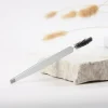 Kosmetikpinzette für Augenbrauen und Wimpern, mit Bürste, 4125