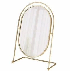 Kosmetikspiegel einseitig XL, 27cm, L21, gold